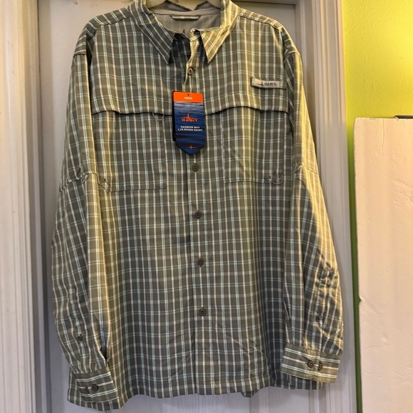 Habit Harbor Bay Long Sleeve Button Down River Shirt - Picture 1 of 7